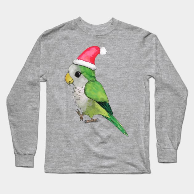 Christmas parrot Long Sleeve T-Shirt by Bwiselizzy